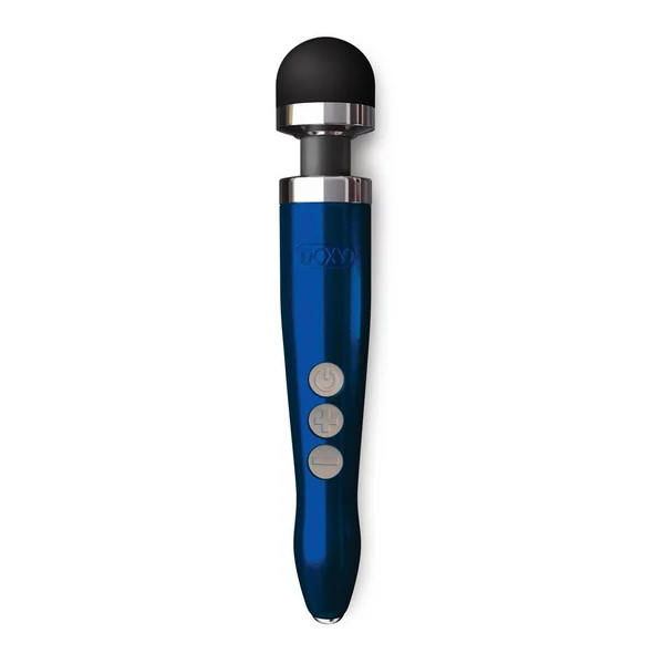 Doxy Die Cast 3R Wand Rechargeable Vibrating Body Massager - Blue