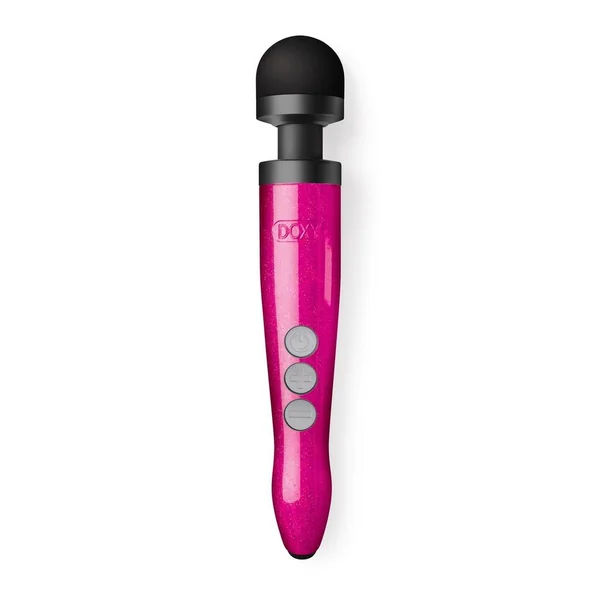 Doxy Die Cast 3R Wand Rechargeable Vibrating Body Massager - Hot Pink