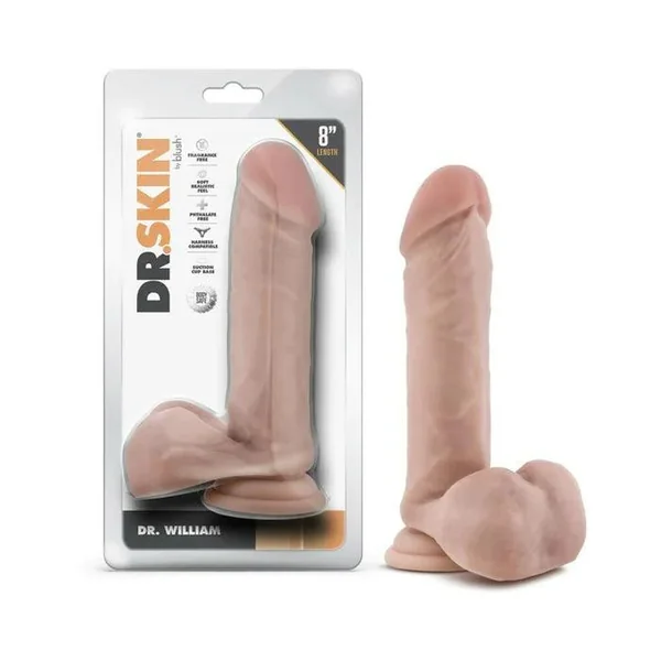 Dr. Skin - Dr. William 8 Inch Dildo - Beige