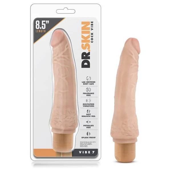 Dr. Skin Vibe 8.5" Dong #7 - Beige