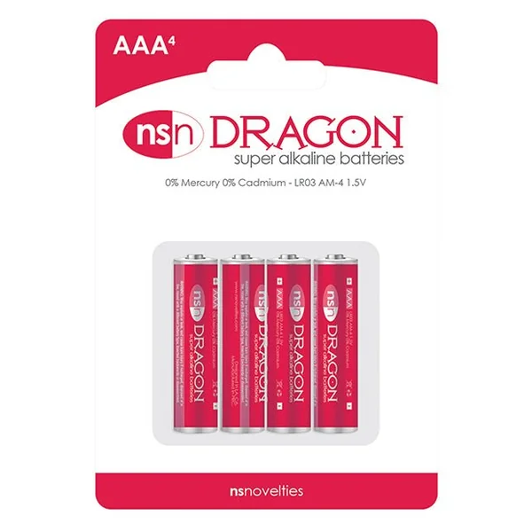 Dragon Alkaline Batteries - Aaa Pack Of 4