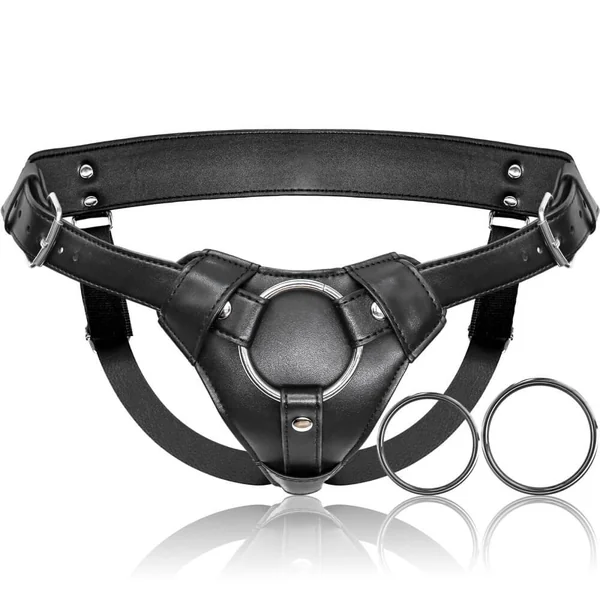 Draven - Leather Strap On Harness