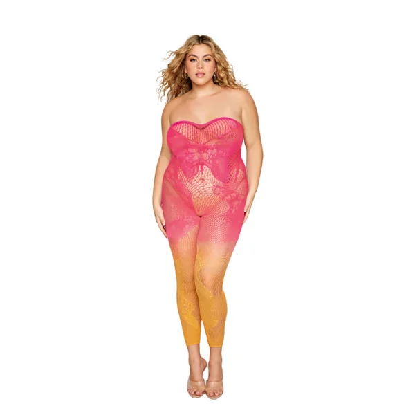 Dreamgirl Versatile Reversible Butterfly Fishnet Bodystocking And Dress