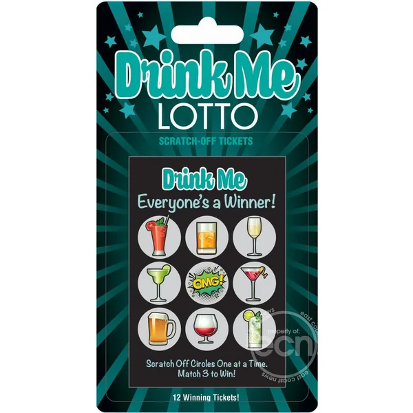 Drink Me Lotto Scratch Off Tickets (12 Per Pack