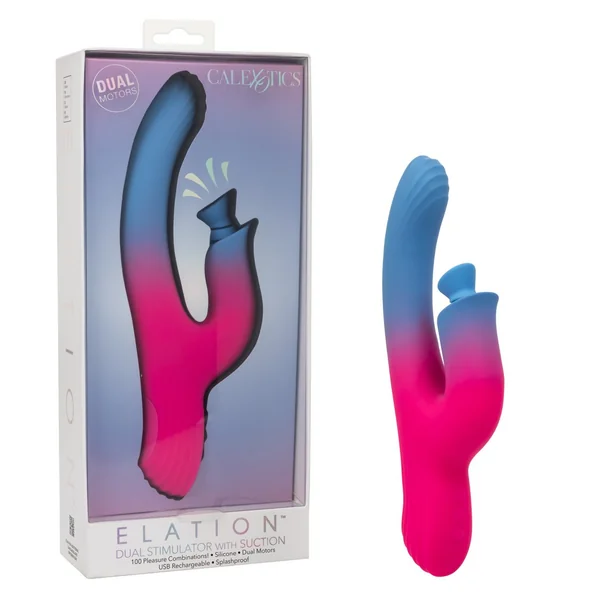 Dual Stimulator with Suction – Elation Vibe | 10×10 Pleasure Modes