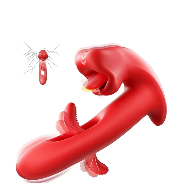 Dual-Action G-Spot Vibrator with Thrusting Features