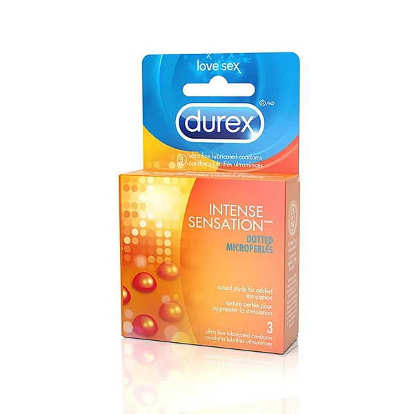 Durex Intense Sensation Condoms – Enhanced Pleasure & Protection