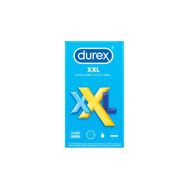 Durex XXL Lubricated Latex 12-pack