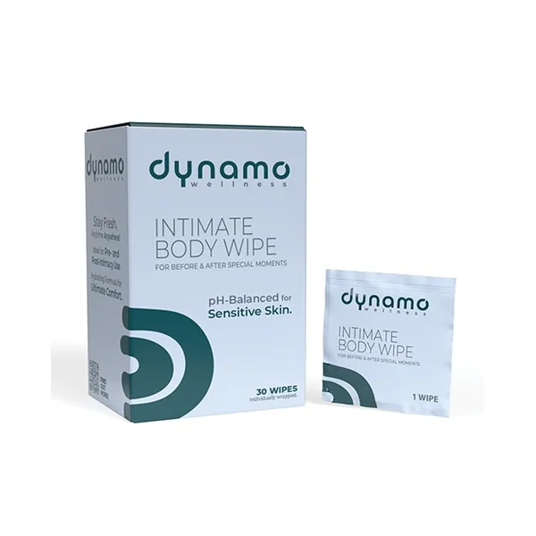 Dynamo Wellness Intimate Body Wipe - 30 Pack