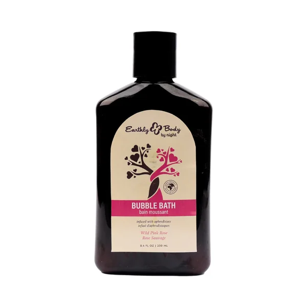 Earthly Body At Night Aphrodisiac Bubble Bath Wild PinkRose 8.4