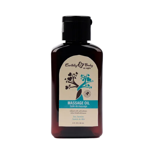 Earthly Body At Night Aphrodisiac Massage Oil Sea Jasmine 2 oz.