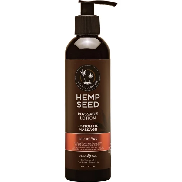 Earthly Body Hemp Seed Massage Lotion Isle of You 8oz