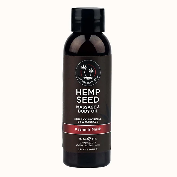 Earthly Body Hemp Seed Massage Oil – Kashmir Musk