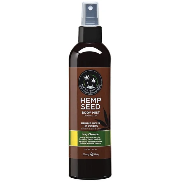 Earthly Body Hemp Seed Moisturizing Body Mist - 8 Oz Nag Champa