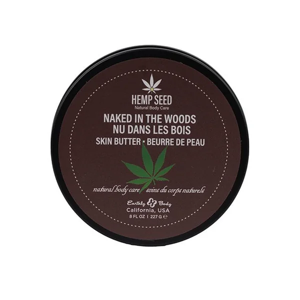 Earthly Body Hemp Seed Skin Butter - 8 oz Jar Naked in the Woods