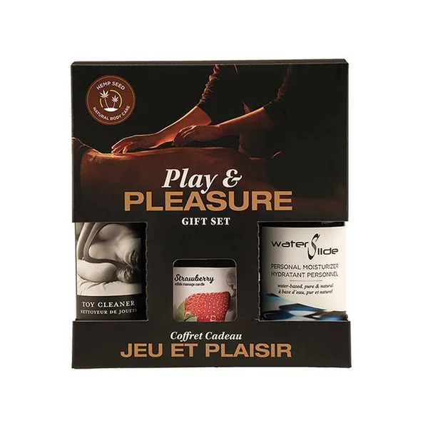 Earthly Body Holiday/valentines Play & Pleasure Gift Set - Asst. Strawberry