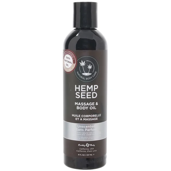 Earthly Body Massage and Body Oil – Hemp Seed