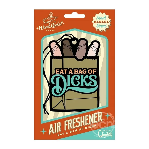 Eat a Bag of Dicks Air Freshener - Multicolor