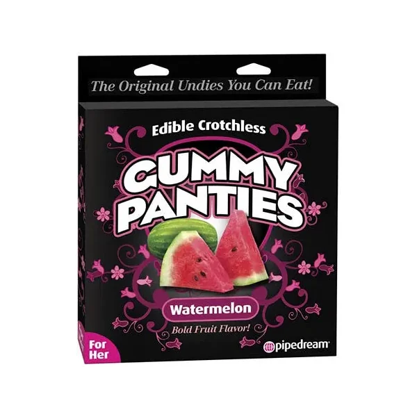 Edible Crotchless Gummy Panty - Watermelon