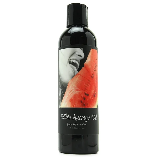 Edible Massage Oil 8oz In Watermelon