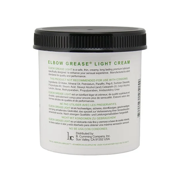 Elbow Grease Light Cream Jar - 15 oz