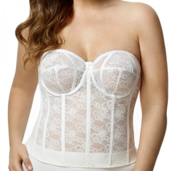 Elila Lace Longline Strapless Corset