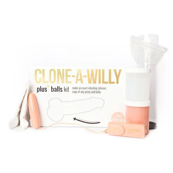 Empire Labs Cloning Vibrating Clone-A-Willy With BALLS Light Tone