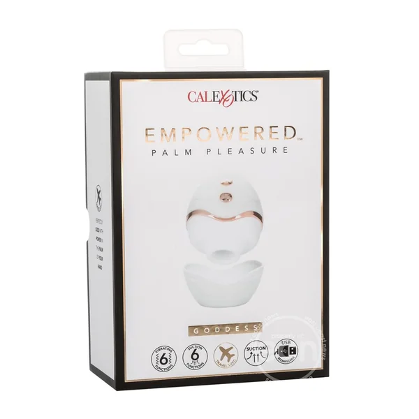 Empowered Palm Pleasure Goddess Silicone Rechargeable Stimulator