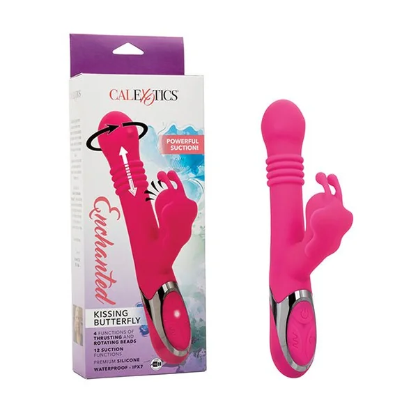 Enchanted Kissing Butterfly Vibrator - Pink
