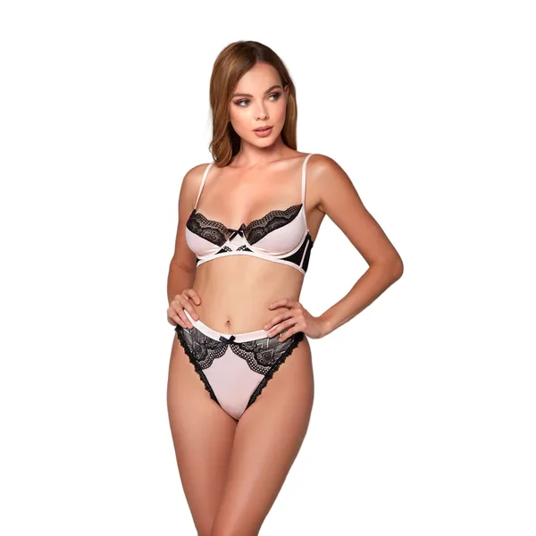 Enchanted Soiree Satin & Lace U/W Bra Set