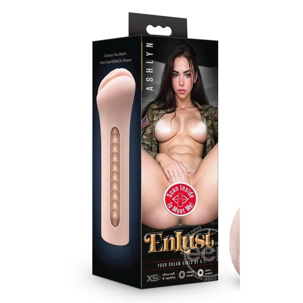 EnLust Ashlynn Dual End Stroker - Pussy - Vanilla