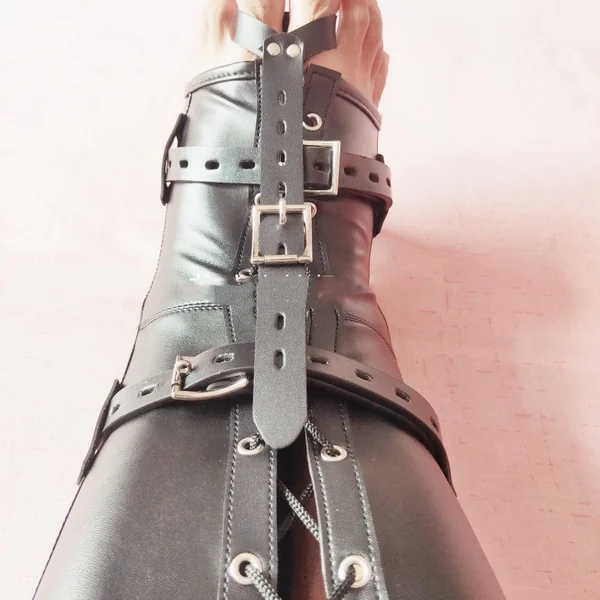 Erotic Double Leg Bondage Bag Self-binding Mermaid Straps