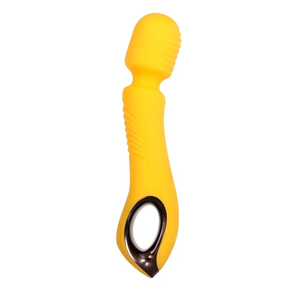 Evolved Buttercup Rechargeable Silicone Wand Vibrator Yellow