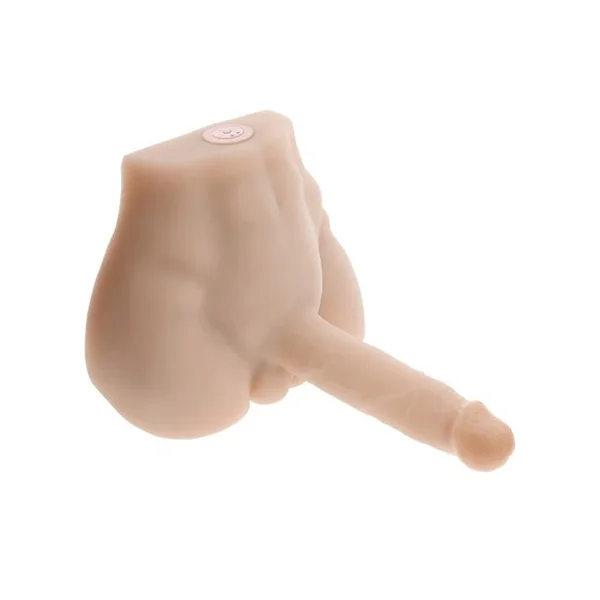 Evolved Easy Rider Thrusting & Vibrating Life-Like Dildo - Light