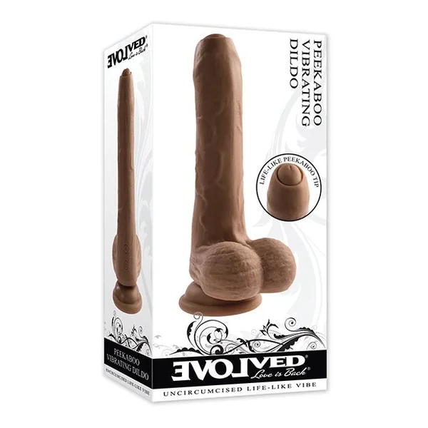 Evolved Peek A Boo Vibrating Dildo