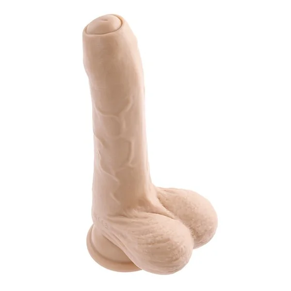 Evolved Peek A Boo Vibrating Dildo - Ivory