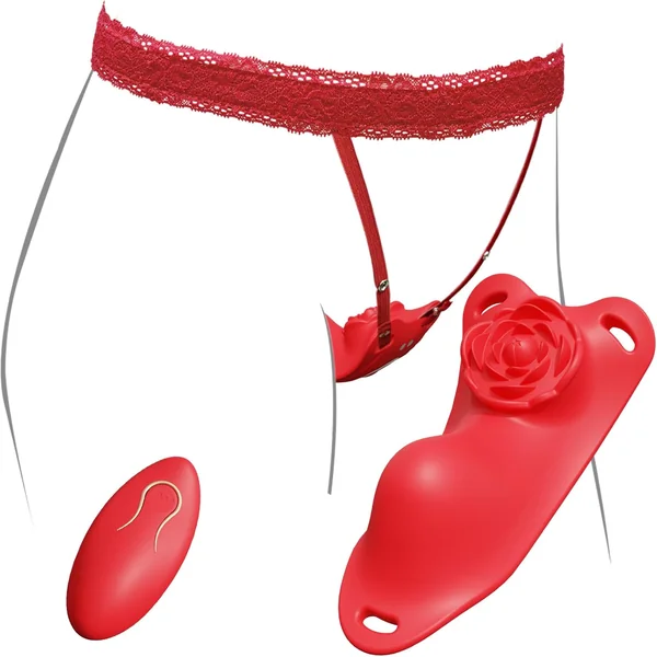 Exquisite Rose Lace Panty Vibrator
