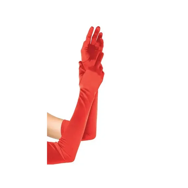 Extra Long Satin Gloves
