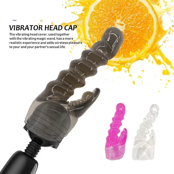 EXVOID AV Rod Head Cap Magic Wand Attachment Head Cover AV Stick Vibrator Accessory Sex Toys for Women G Spot Vibrators Massager