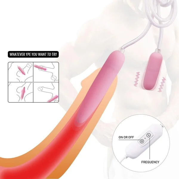 EXVOID Vibrating Penis Plug Vibrators Sex Toys for Couple Double Jump Egg Masturbator Mini Vibrator Horse Eye Plug Powerful