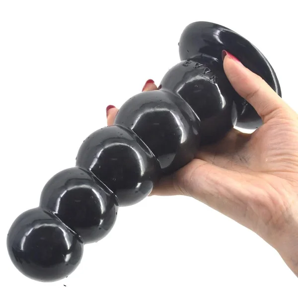 FAAK big dildo strong suction beads anal dildo box packed butt plug ball anal plug sex toys for women men adult product sex shop