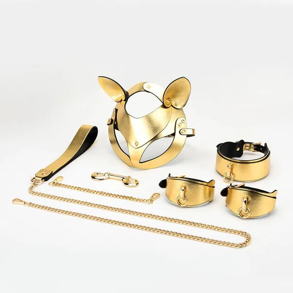 Fashionable And Simple Cowhide Leather Bondage Set