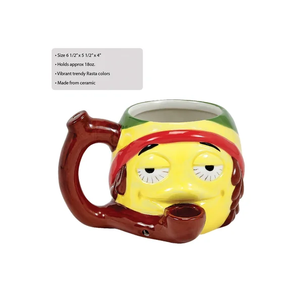 Fashioncraft Novelty Mug - Rasta Emoji