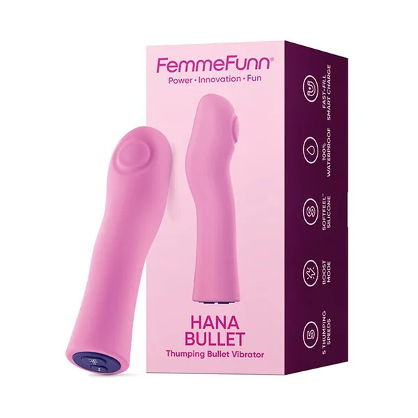 Femme Funn Hana Fingerlike Thumping Bullet - Pink