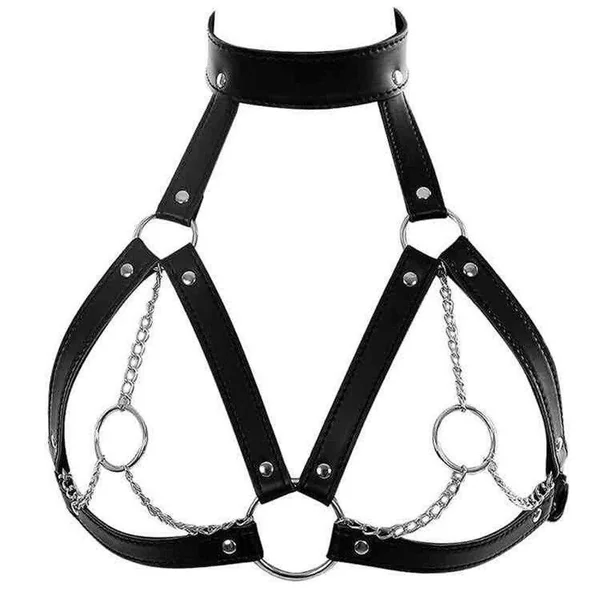 Fetish BDSM Bondage Sexy Lingerie Underwear Collar Body Harness Sex Toys Dresses for Women Couples Adults Belt Chain Slave 18+