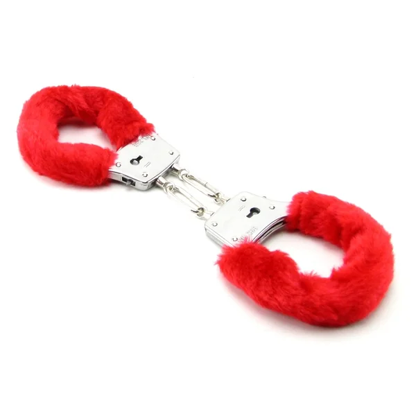 Fetish Fantasy Beginner’s Furry Cuffs in Red
