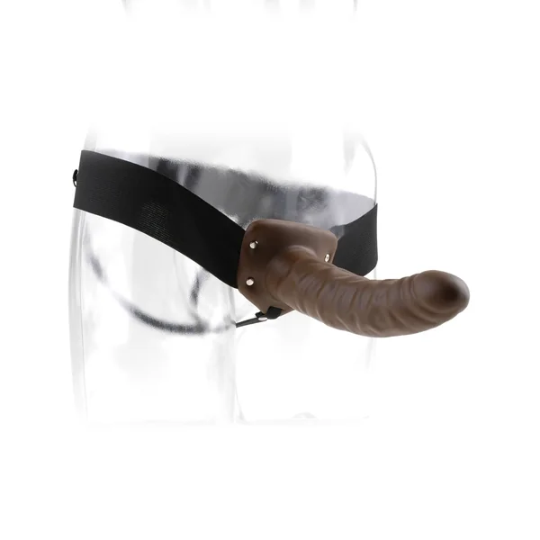 Fetish Fantasy Series 8" Vibrating Hollow Strap On