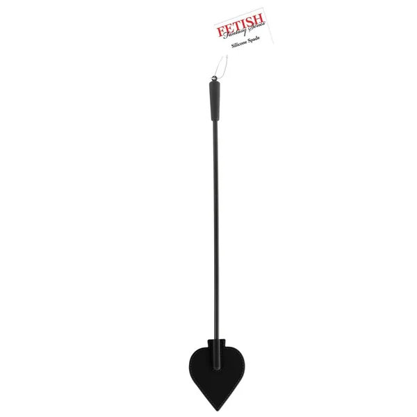Fetish Fantasy Series Silicone Spade Crop 28in - Black
