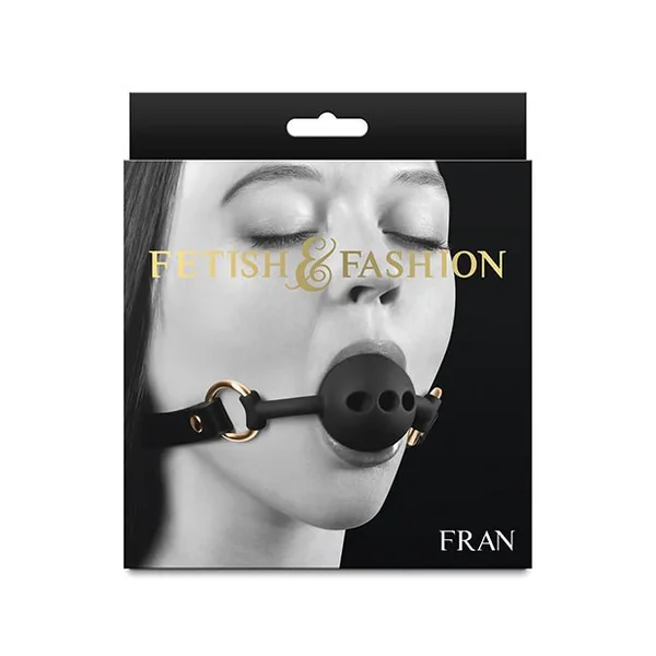 Fetish & Fashion Fran Ball Gag - Black