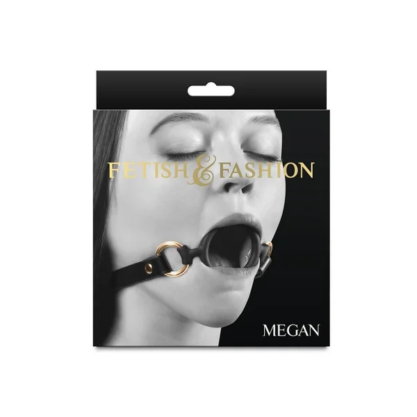 Fetish & Fashion Megan Silicone Ball Gag - Black